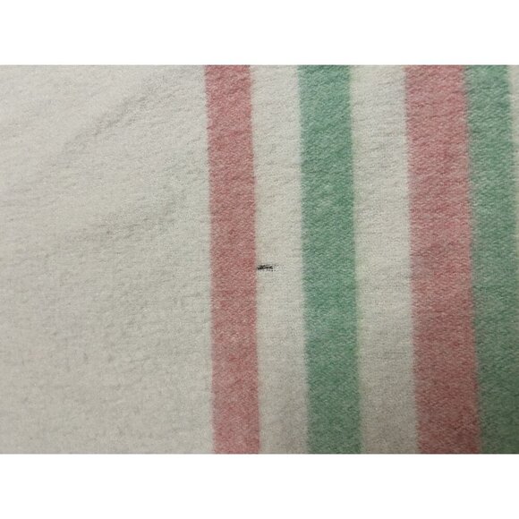 Vintage Laurentian Pure Wool Blanket By Ayers Of Lachute 73 x 83 MADE IN CANADA - Picture 5 of 12